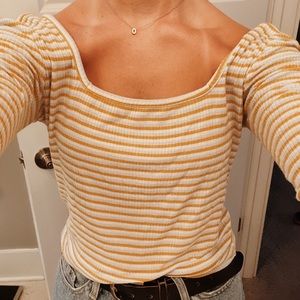 American Eagle Square Neck Tee